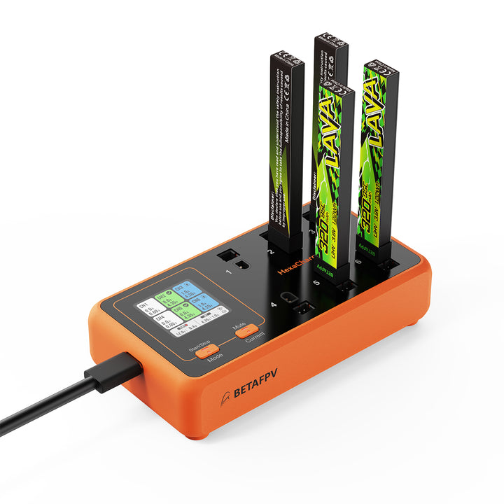 BETAFPV 6포트 1S 배터리 충전기 V2, 1A  - Fpv Drone Charger 리뷰 및 가격